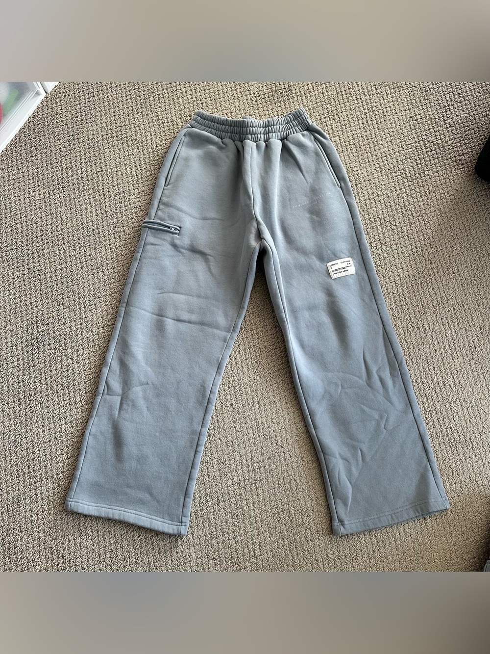 Comfrt Blue Gray Zip Hoodie and Sweatpants Set - Picture 10 of 10